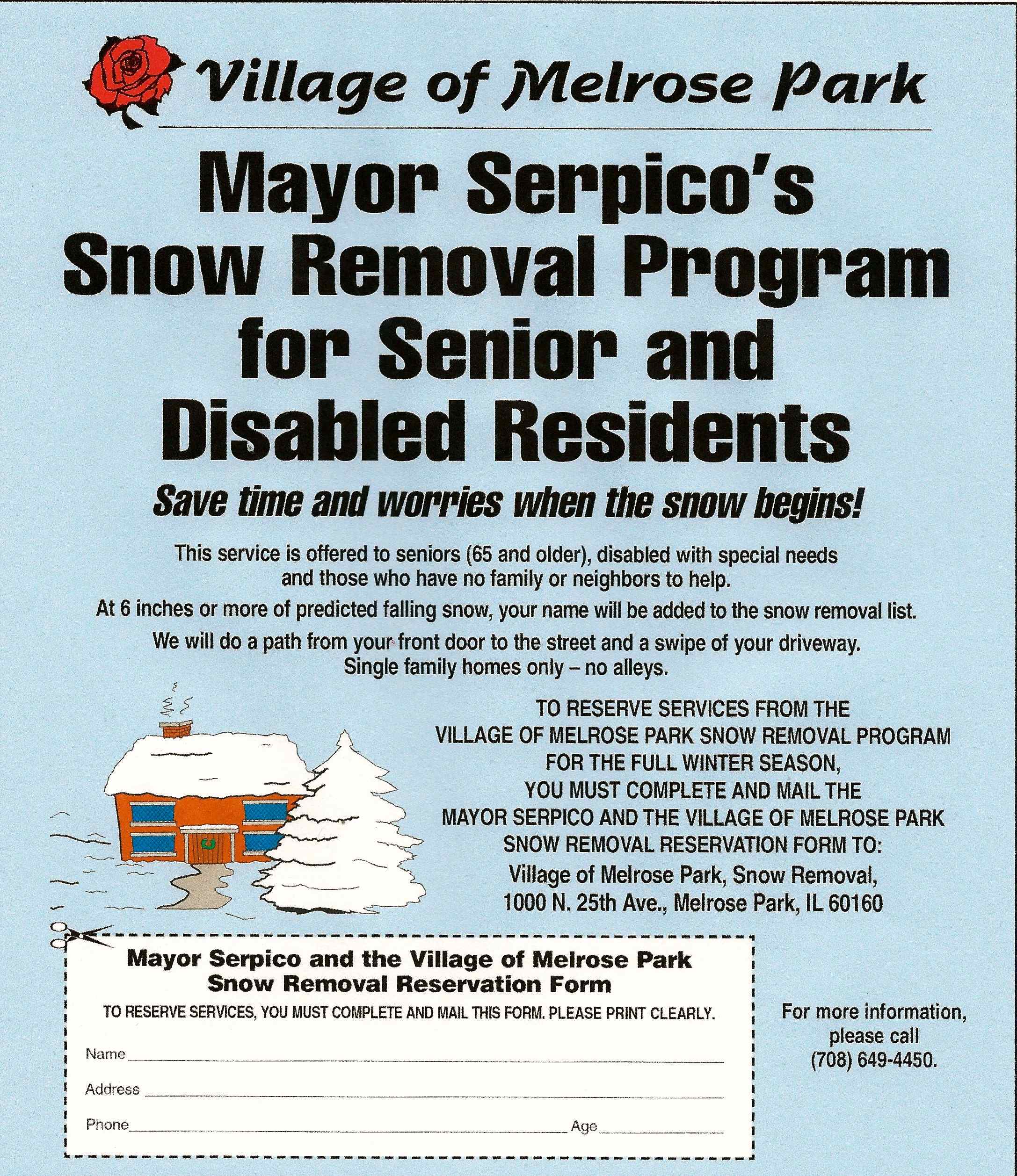 Village of Melrose Park Ronald M. Serpico, Mayor